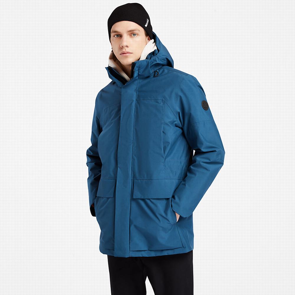 Pánské Bundy Timberland Eco Ready EK+ 3-in-1 Waterproof Blankyt | TI37512-132