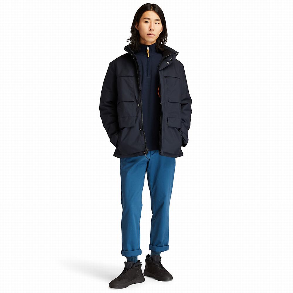 Pánské Bundy Timberland Eco Ready M65 Tmavě Blankyt | TI49567-240