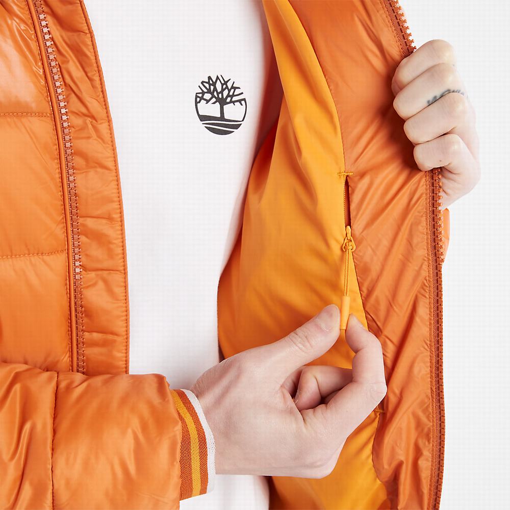 Pánské Bundy Timberland Garfield Midweight S Kapucí Puffer Oranžové | TI27468-657