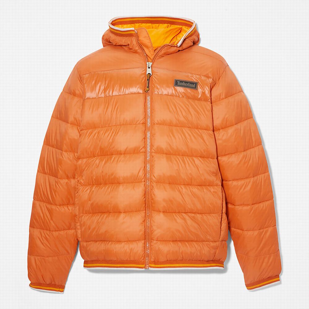 Pánské Bundy Timberland Garfield Midweight S Kapucí Puffer Oranžové | TI27468-657