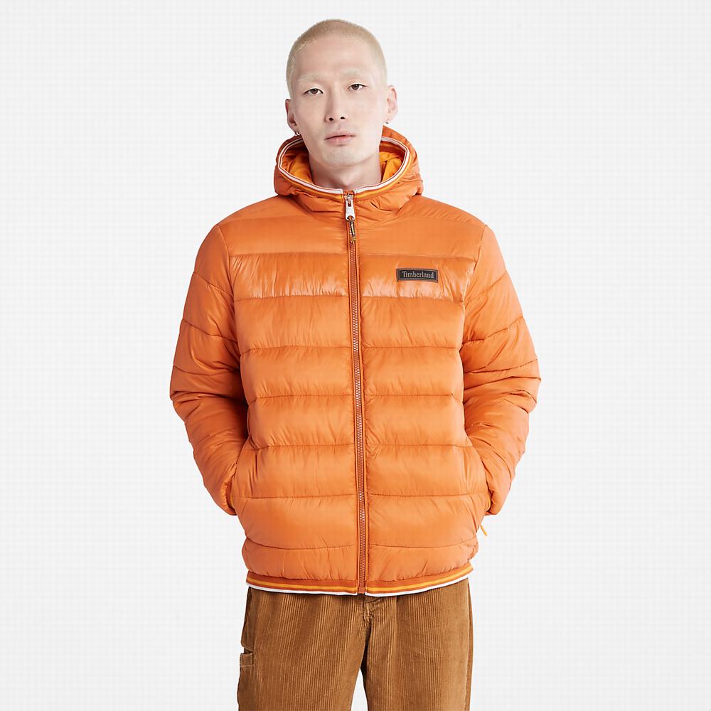 Pánské Bundy Timberland Garfield Midweight S Kapucí Puffer Oranžové | TI27468-657