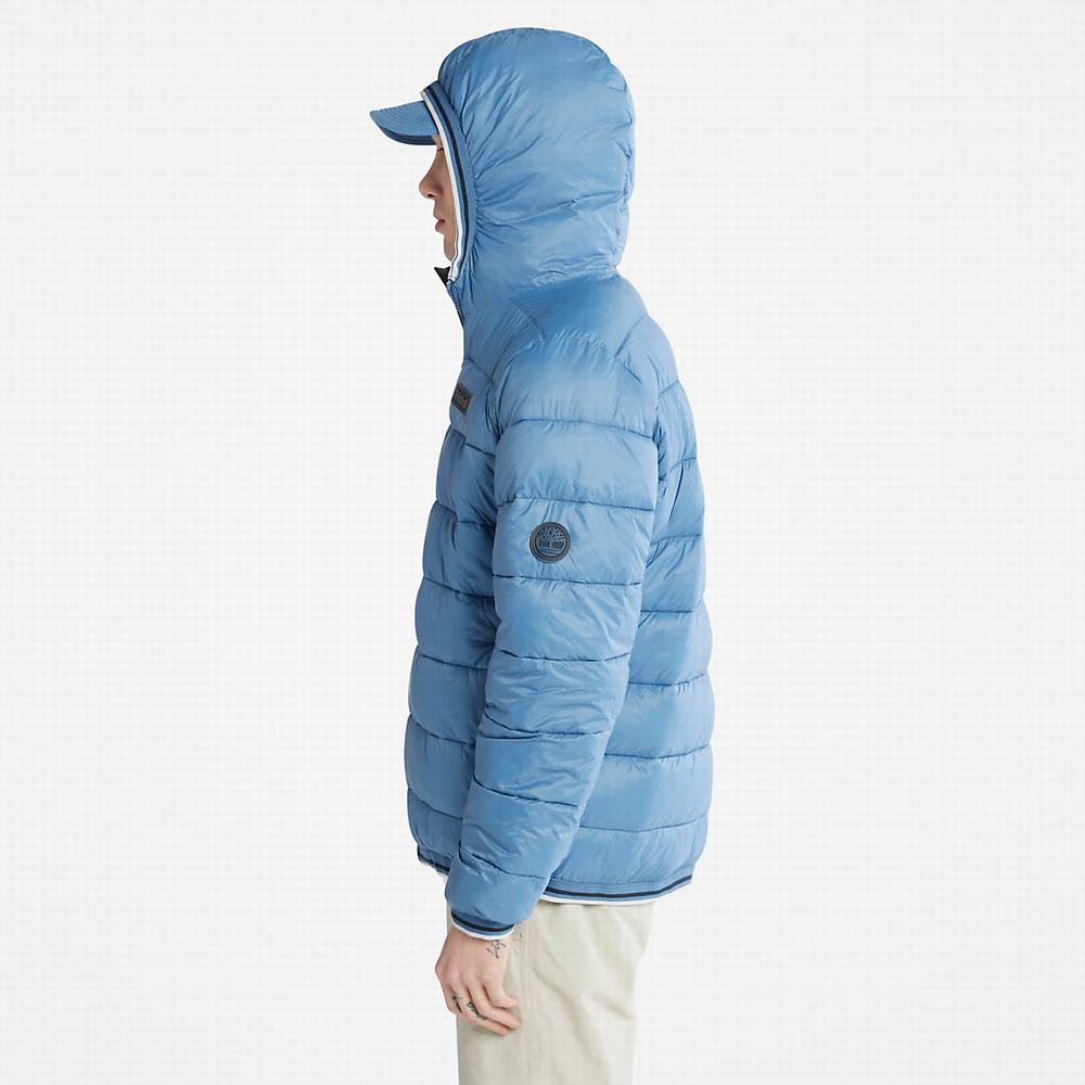 Pánské Bundy Timberland Garfield Midweight S Kapucí Puffer Blankyt | TI59401-527