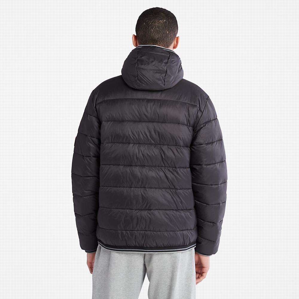 Pánské Bundy Timberland Garfield S Kapucí Puffer Černé | TI28713-507