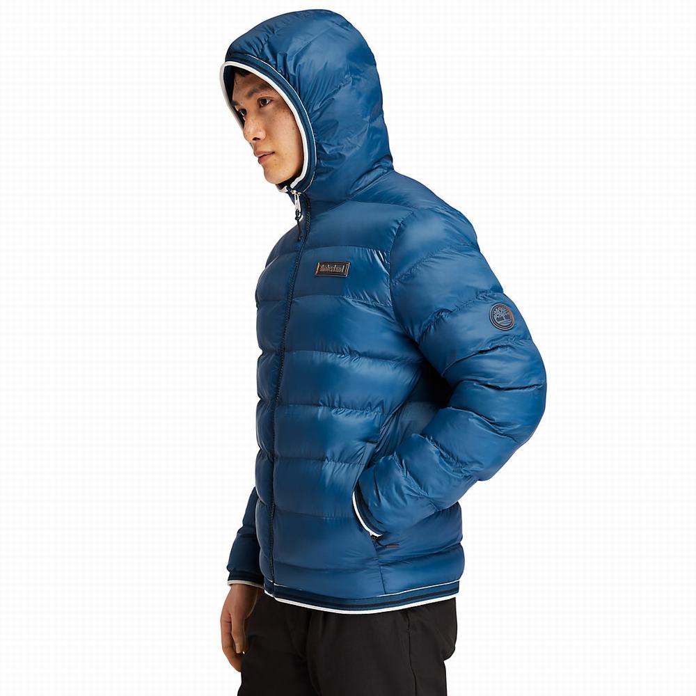Pánské Bundy Timberland Garfield S Kapucí Puffer Blankyt | TI60942-391