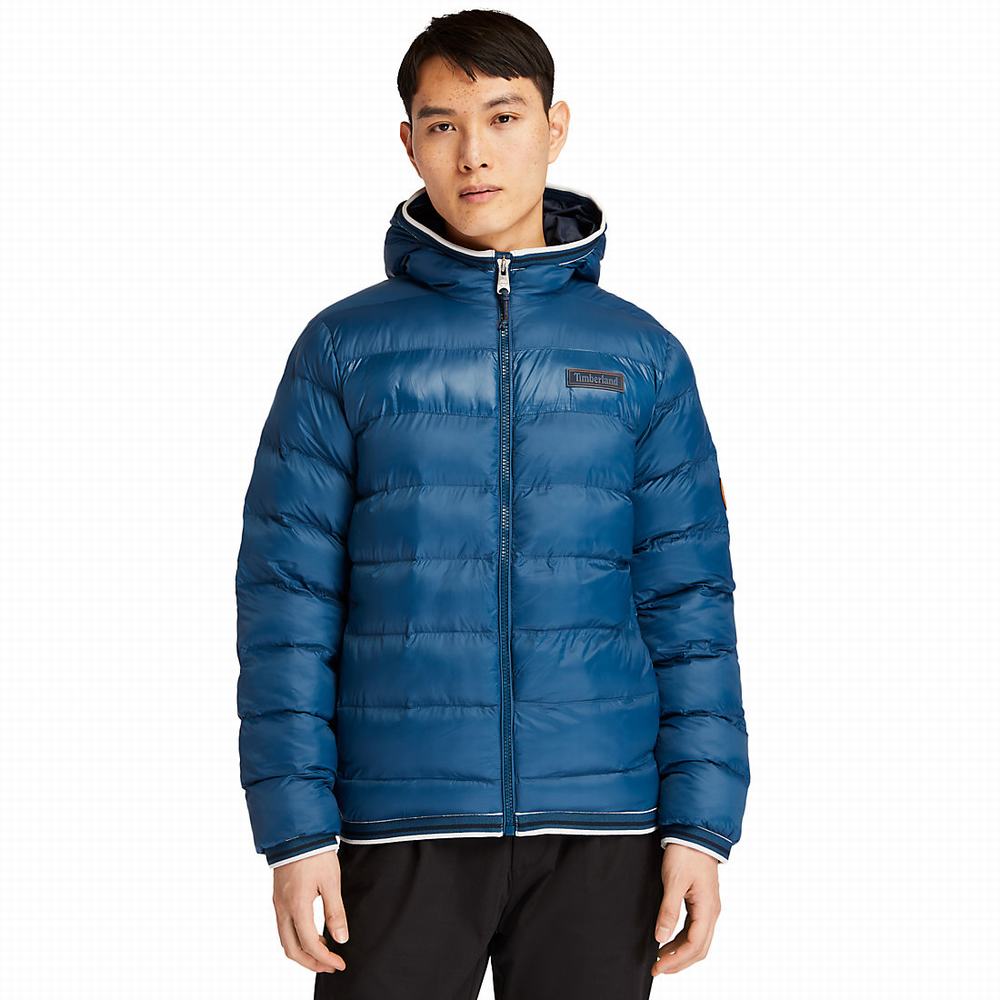 Pánské Bundy Timberland Garfield S Kapucí Puffer Blankyt | TI60942-391
