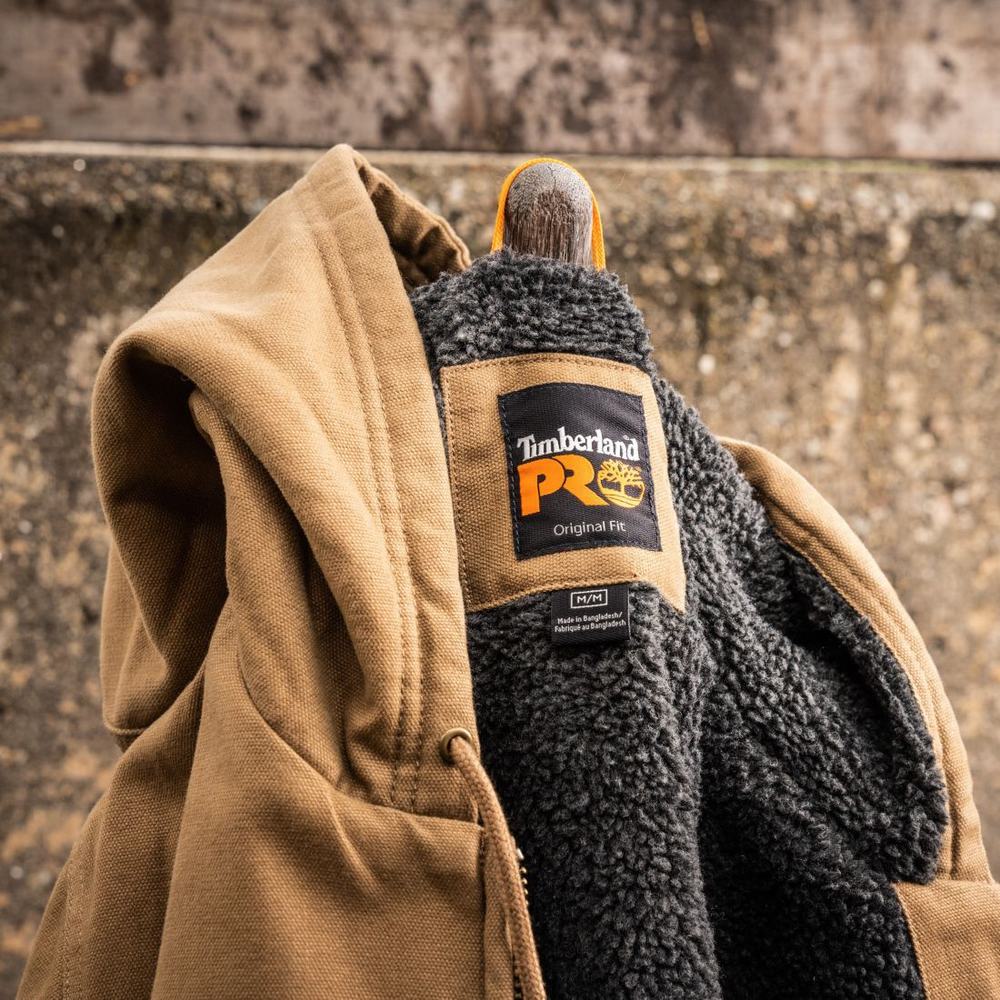 Pánské Bundy Timberland Gritman Podšité, S Kapucí Platene Tmavě Hnědé | TI64280-056