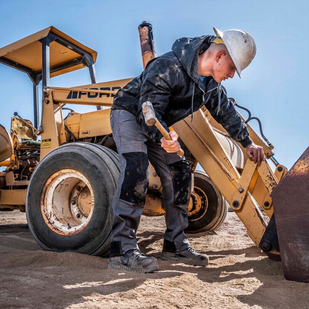 Pánské Bundy Timberland Gritman Podšité, S Kapucí Platene Pewter | TI79520-541