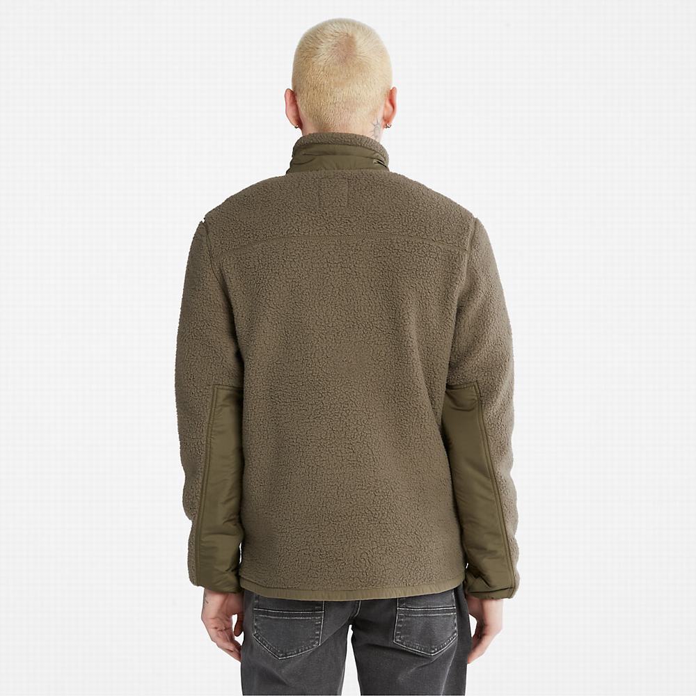 Pánské Bundy Timberland High-Pile Fleece Zelene | TI20781-765