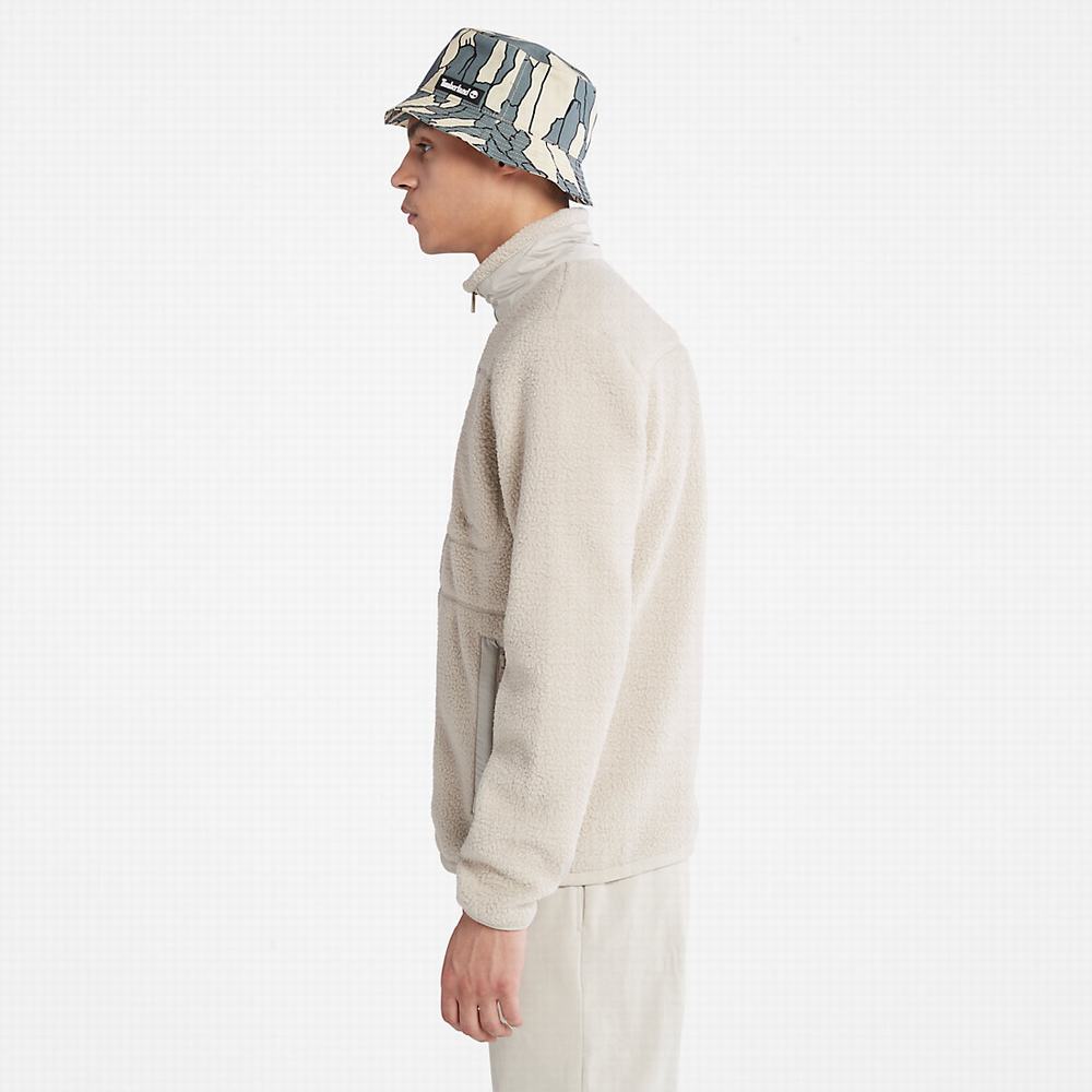 Pánské Bundy Timberland High-Pile Fleece Béžový | TI26071-689