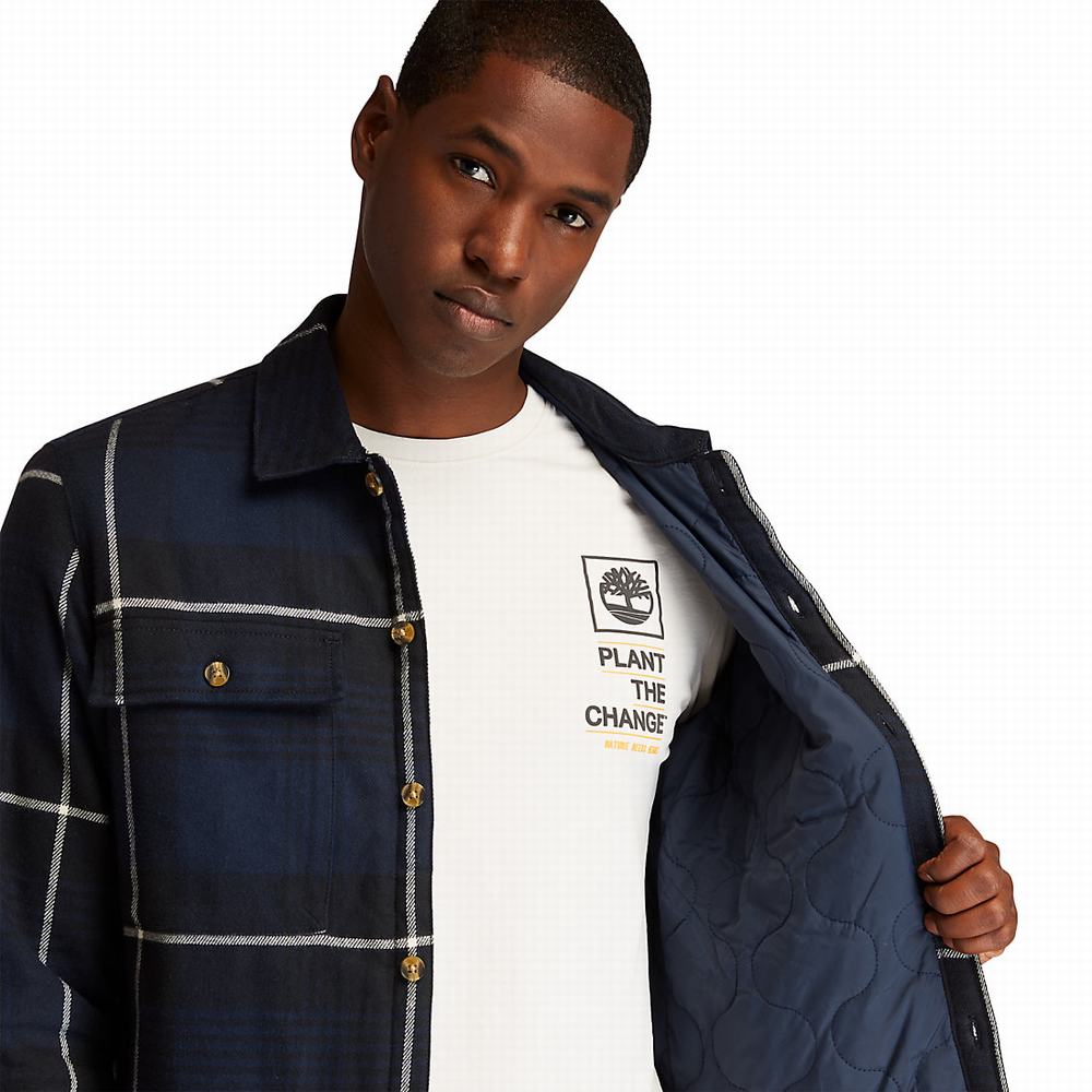 Pánské Bundy Timberland Insulated Buffalo Tmavě Blankyt | TI29308-976