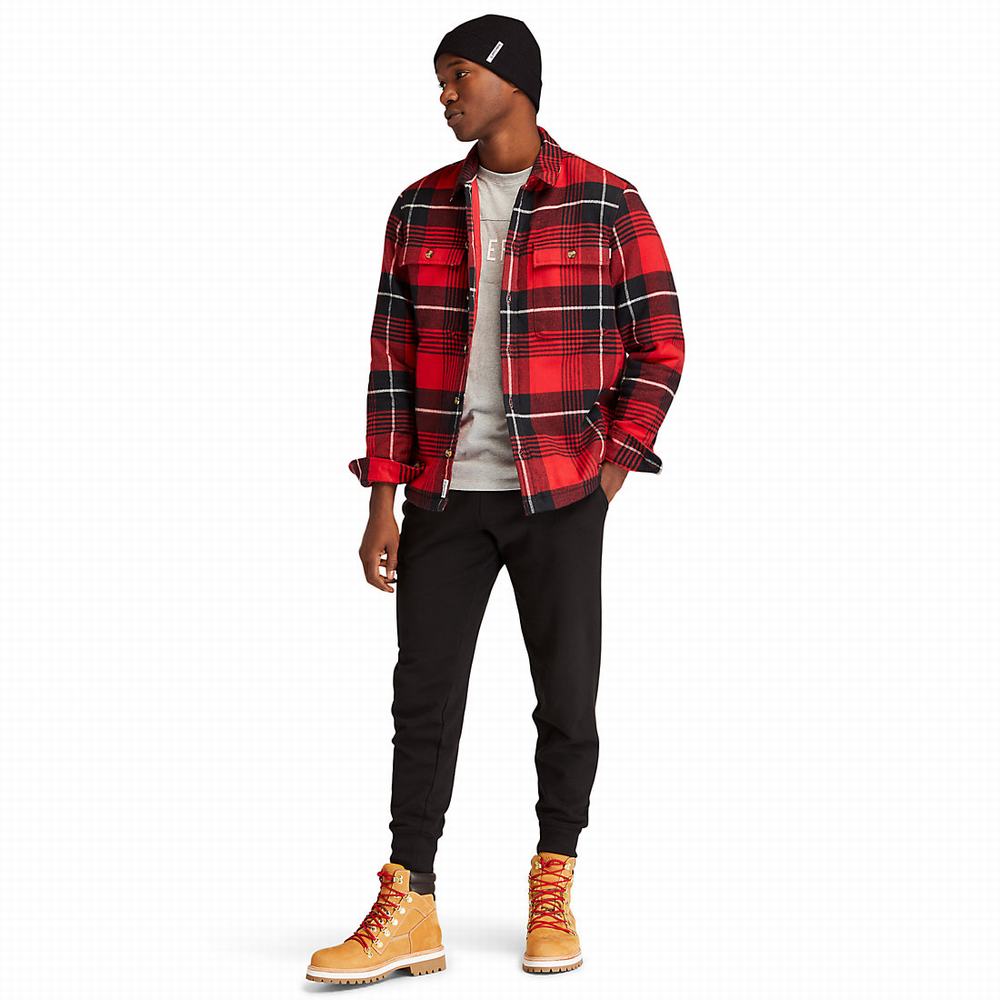 Pánské Bundy Timberland Insulated Buffalo Červené | TI85234-923
