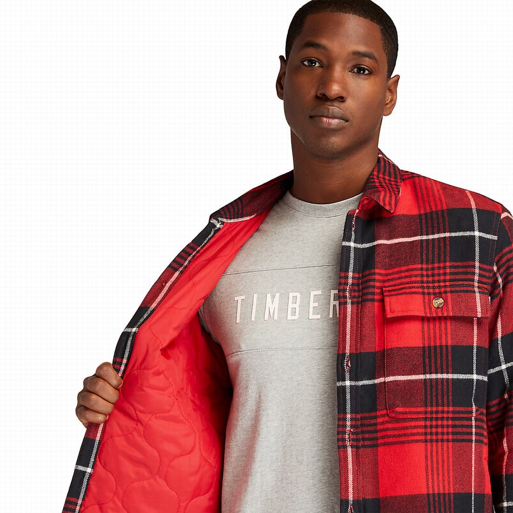 Pánské Bundy Timberland Insulated Buffalo Červené | TI85234-923