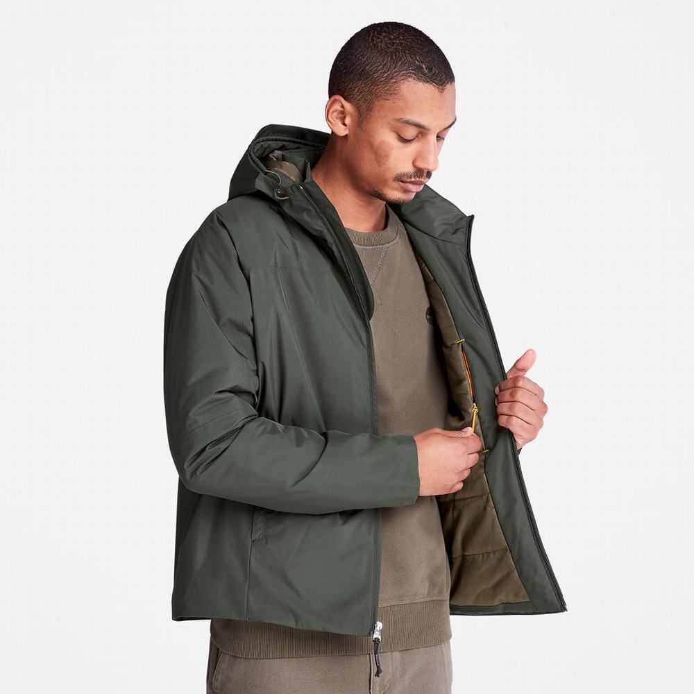 Pánské Bundy Timberland Light Insulated Tmavě Zelene | TI75390-728