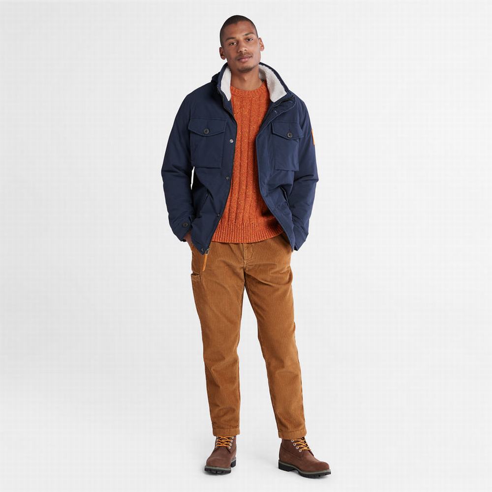 Pánské Bundy Timberland Mount Kelsey Field Tmavě Blankyt | TI57690-560