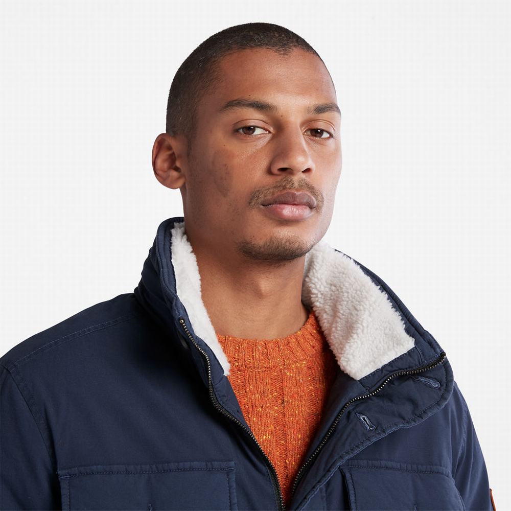 Pánské Bundy Timberland Mount Kelsey Field Tmavě Blankyt | TI57690-560