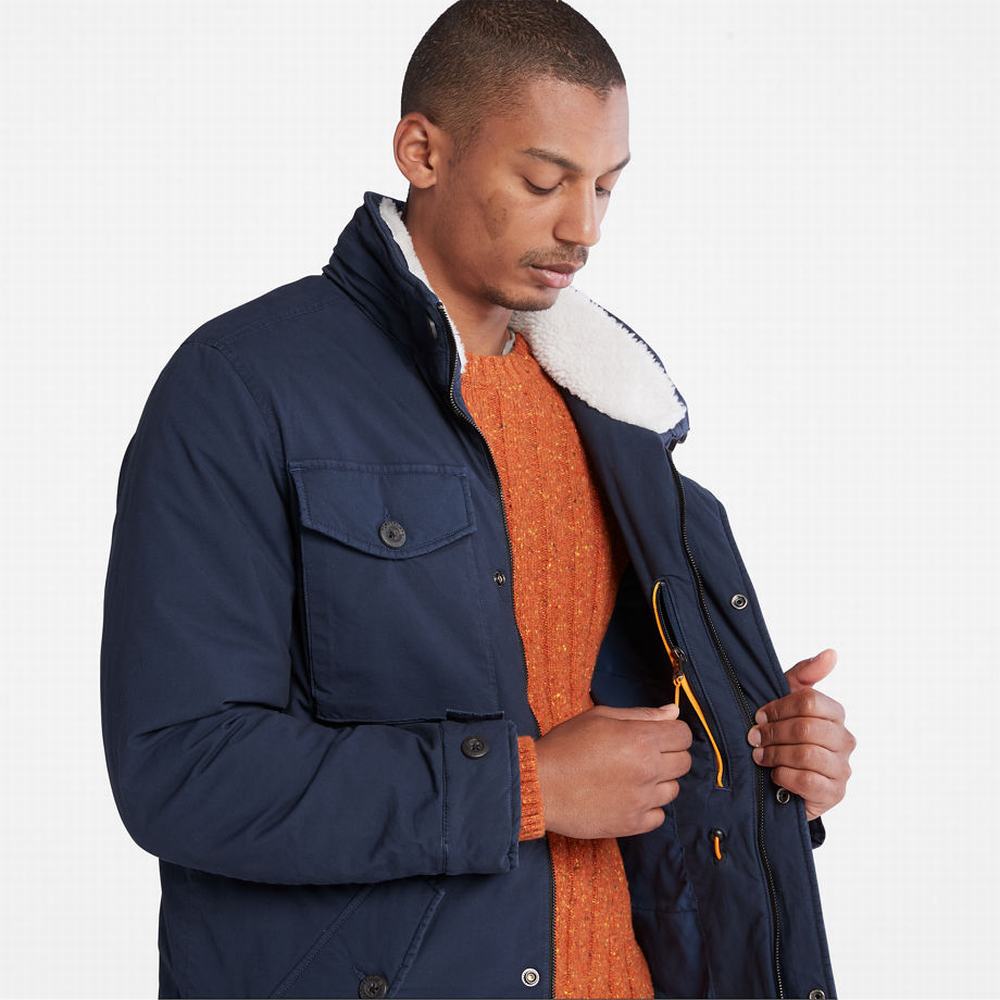 Pánské Bundy Timberland Mount Kelsey Field Tmavě Blankyt | TI57690-560