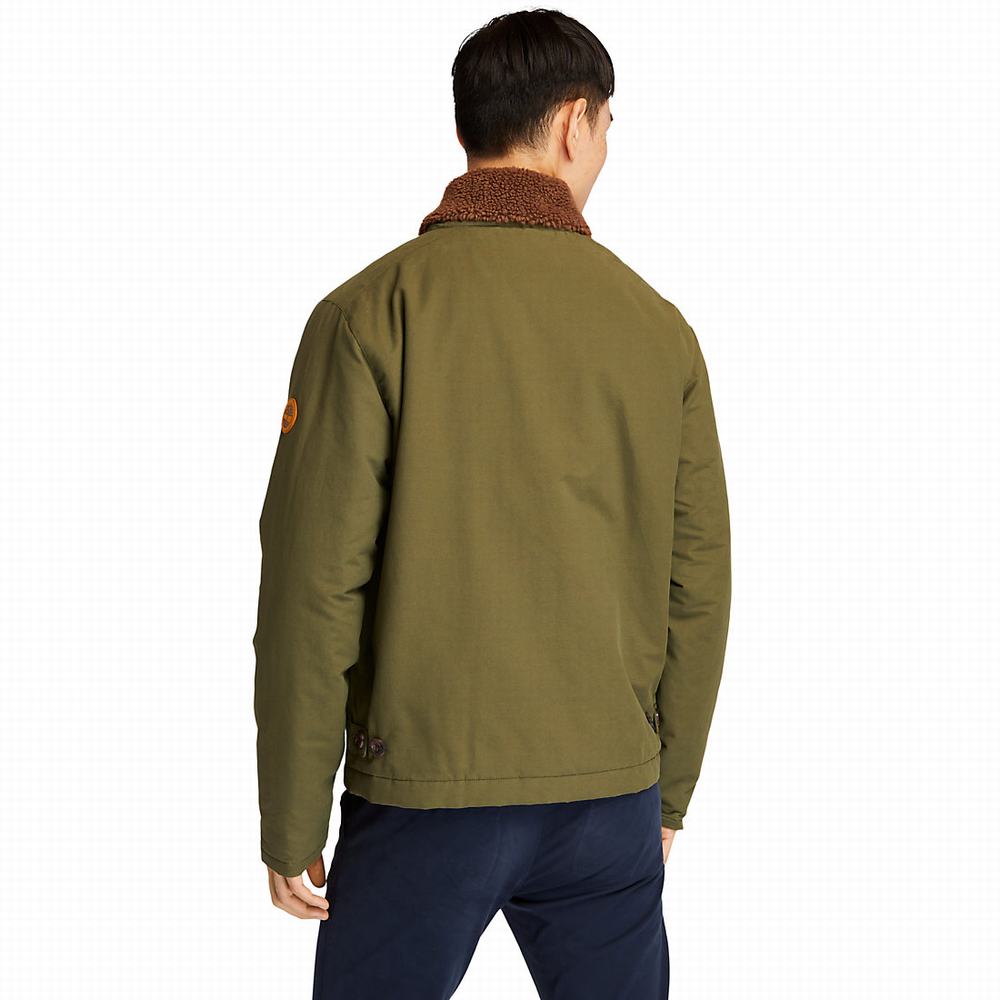 Pánské Bundy Timberland Mount Kelsey N1 Deck Tmavě Zelene | TI56043-392