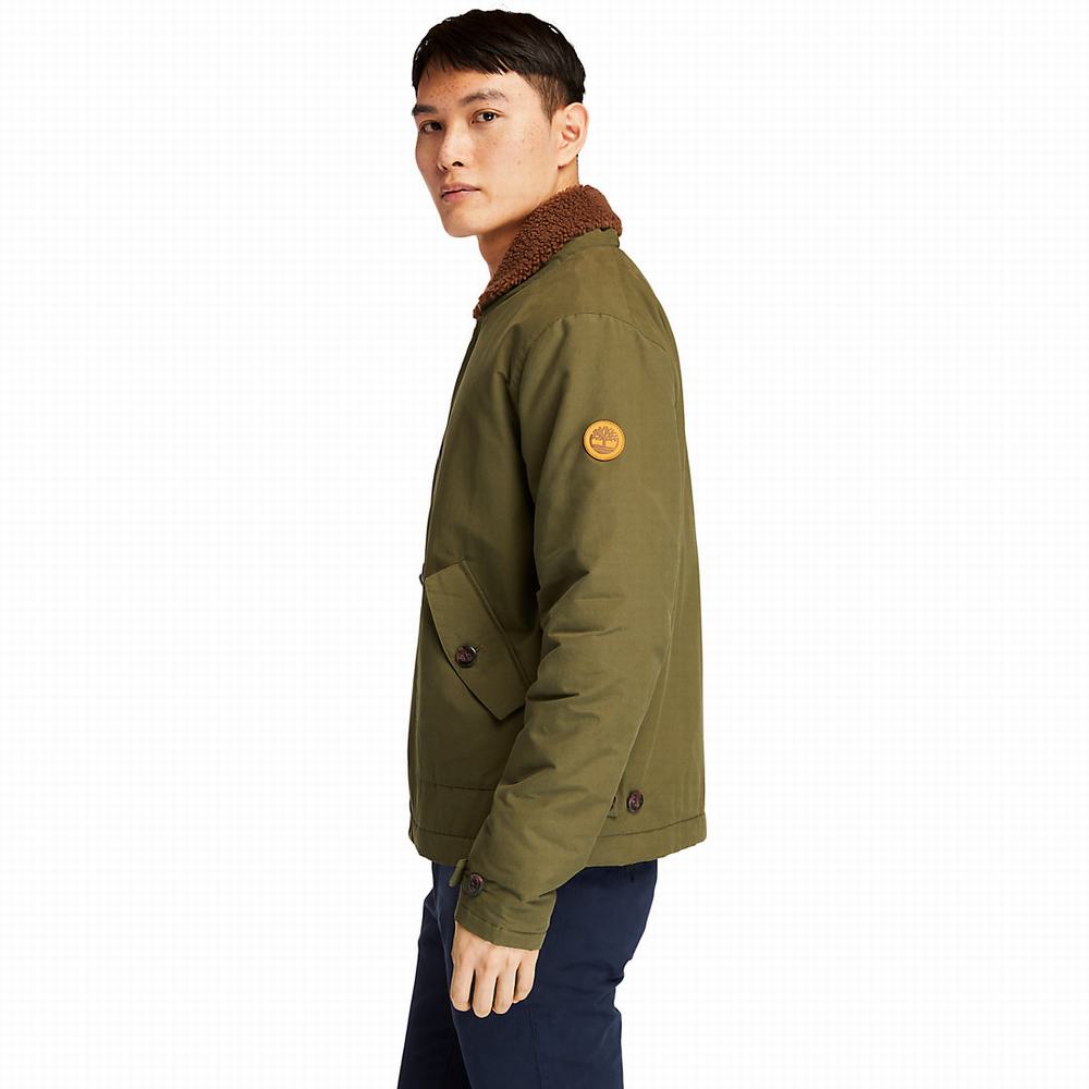 Pánské Bundy Timberland Mount Kelsey N1 Deck Tmavě Zelene | TI56043-392