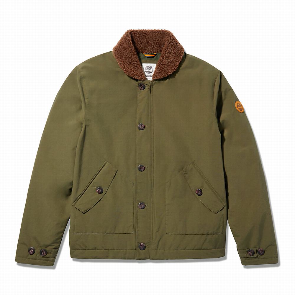 Pánské Bundy Timberland Mount Kelsey N1 Deck Tmavě Zelene | TI56043-392