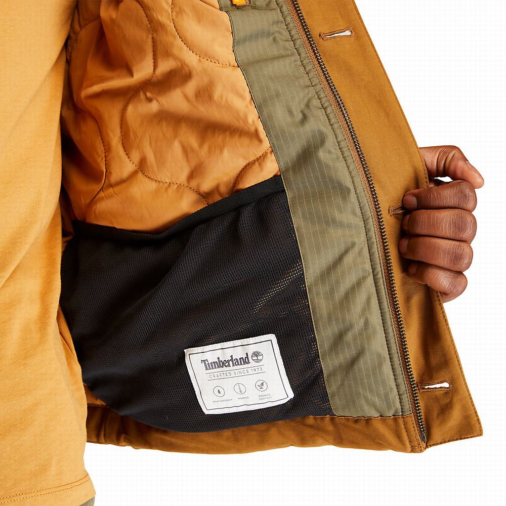 Pánské Bundy Timberland Mount Kelsey N1 Deck Hnědé | TI80362-938