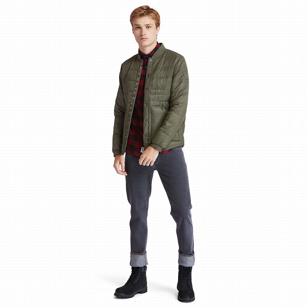 Pánské Bundy Timberland Mount Redington Bomber Zelene | TI07459-418