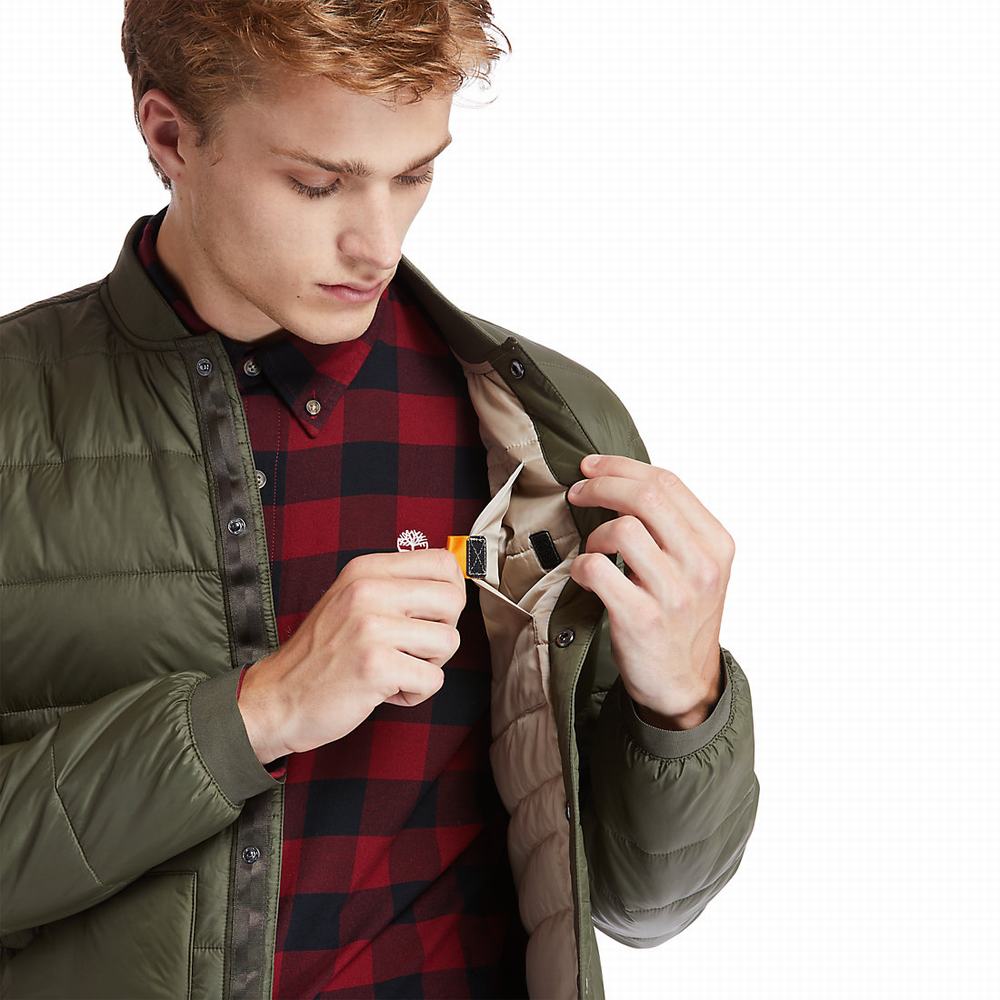 Pánské Bundy Timberland Mount Redington Bomber Zelene | TI07459-418