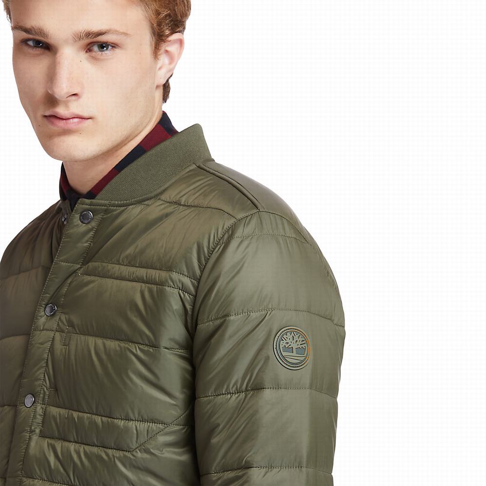 Pánské Bundy Timberland Mount Redington Bomber Zelene | TI07459-418