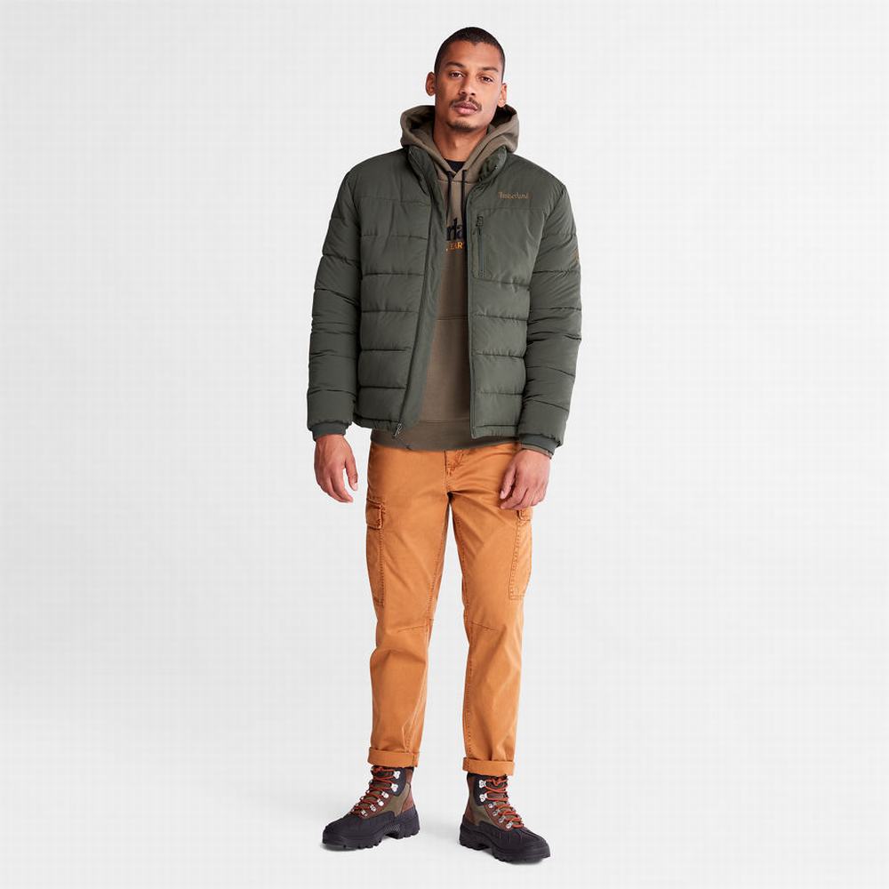 Pánské Bundy Timberland Mount Weeks Warm Prošívaný Tmavě Zelene | TI23406-086