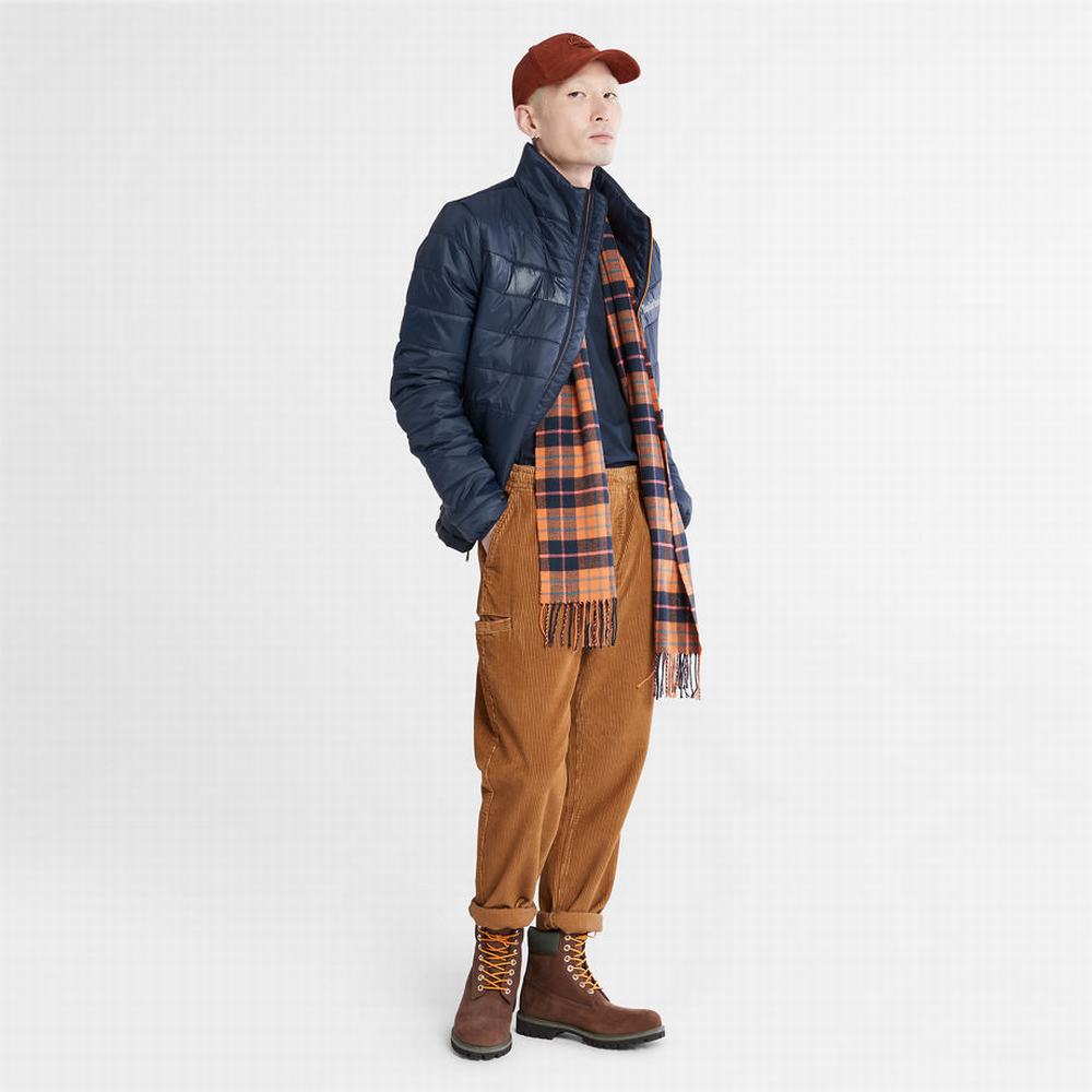Pánské Bundy Timberland Mt. Eastman Prošívaný Tmavě Blankyt | TI18340-743