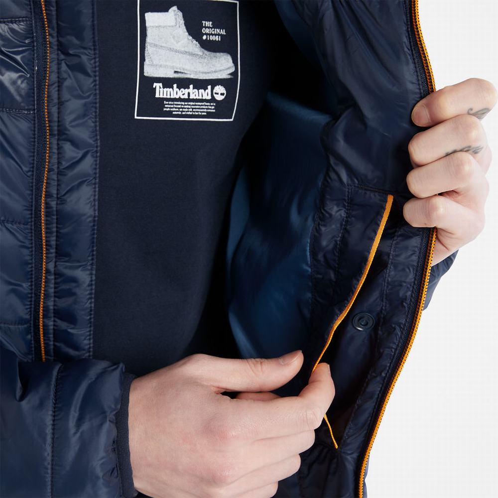 Pánské Bundy Timberland Mt. Eastman Prošívaný Tmavě Blankyt | TI18340-743