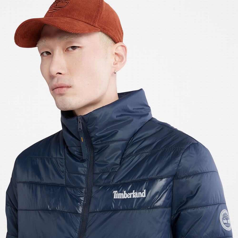 Pánské Bundy Timberland Mt. Eastman Prošívaný Tmavě Blankyt | TI18340-743
