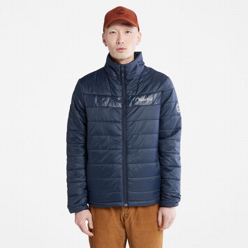 Pánské Bundy Timberland Mt. Eastman Prošívaný Tmavě Blankyt | TI18340-743