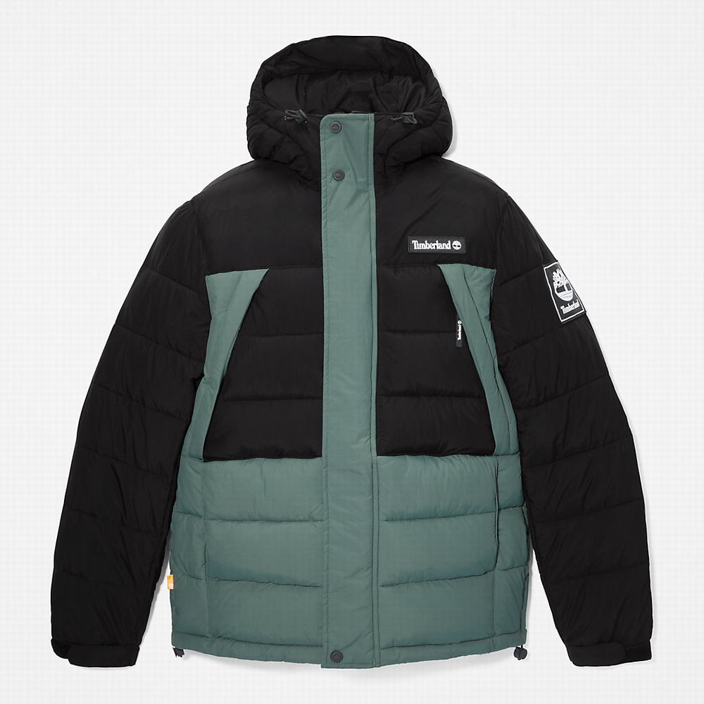 Pánské Bundy Timberland Outdoor Archive Vody-Resistant Puffer Zelene | TI38057-601