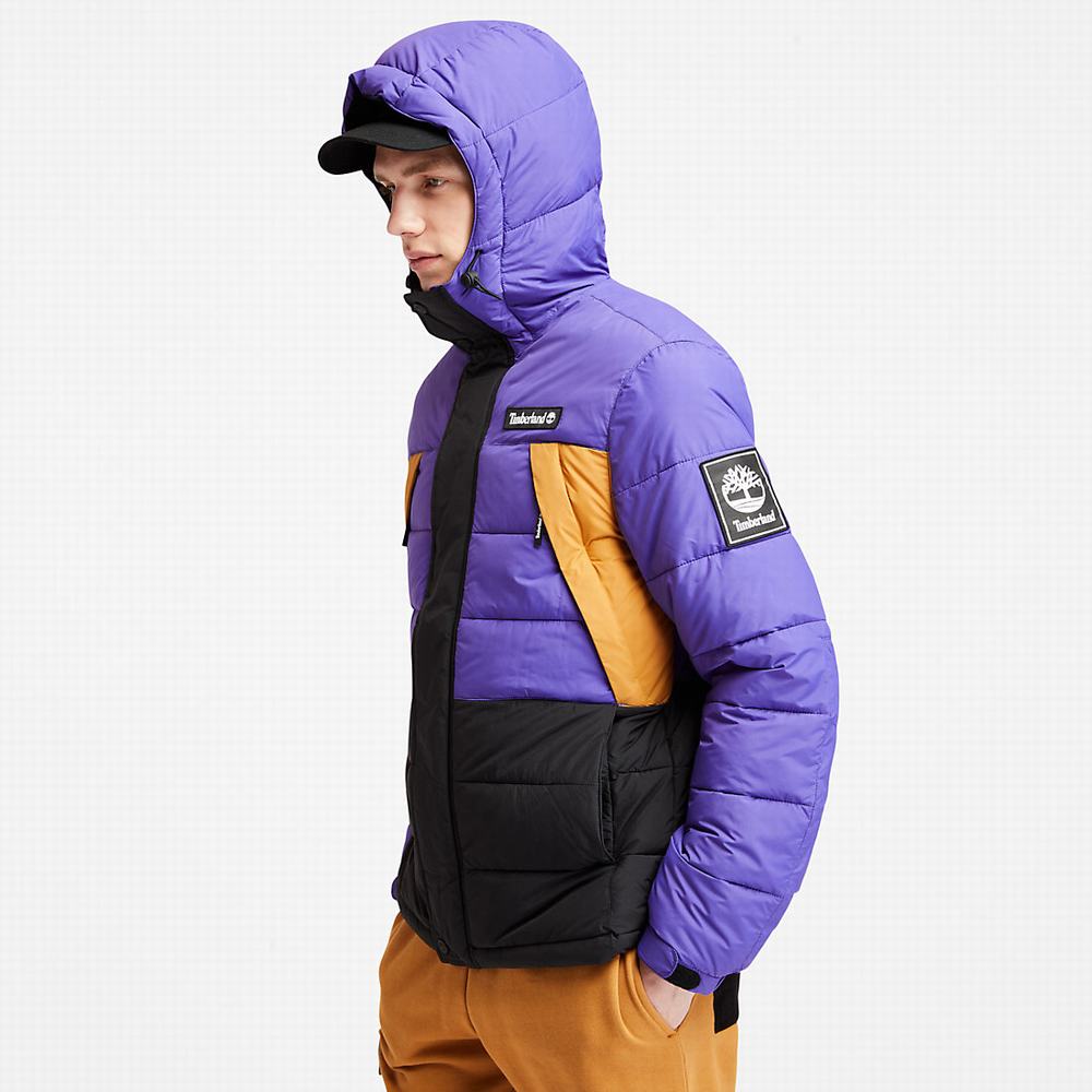 Pánské Bundy Timberland Outdoor Archive Puffer Tmavě Blankyt | TI75369-126