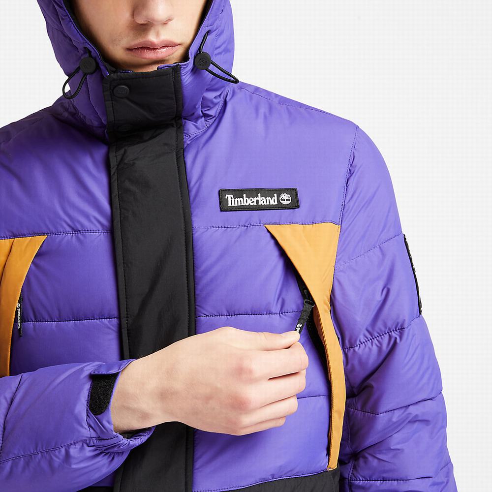 Pánské Bundy Timberland Outdoor Archive Puffer Tmavě Blankyt | TI75369-126