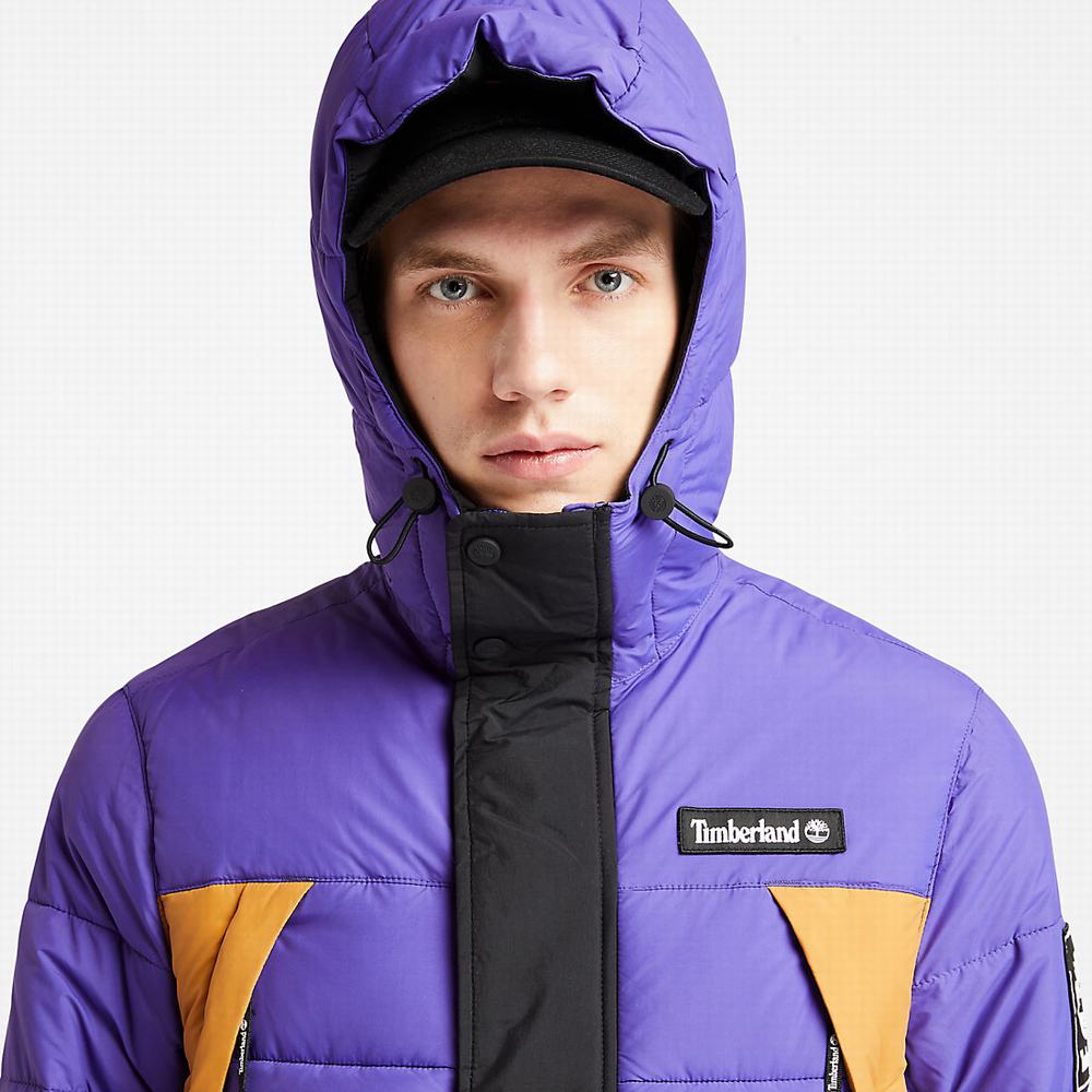 Pánské Bundy Timberland Outdoor Archive Puffer Tmavě Blankyt | TI75369-126
