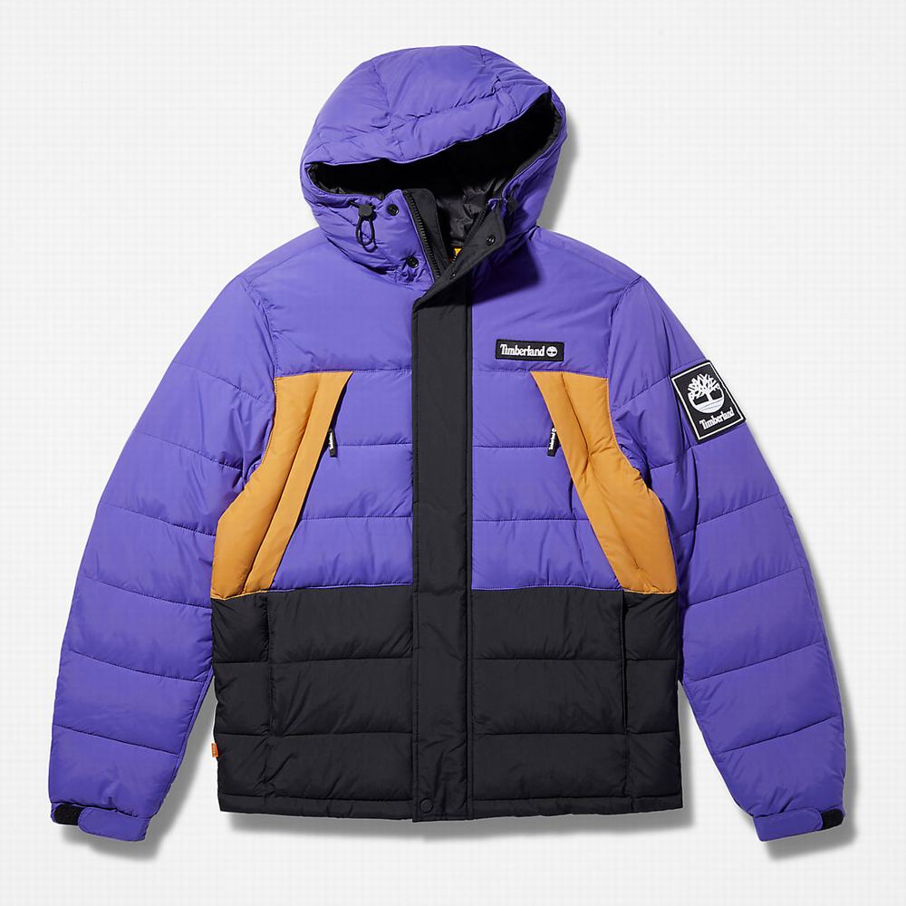 Pánské Bundy Timberland Outdoor Archive Puffer Tmavě Blankyt | TI75369-126