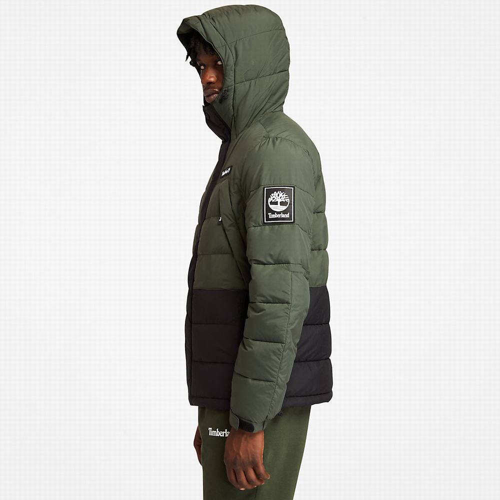 Pánské Bundy Timberland Outdoor Archive Puffer Zelene | TI79203-806