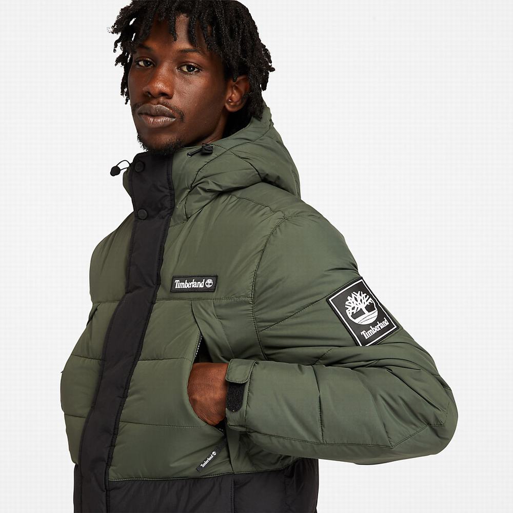 Pánské Bundy Timberland Outdoor Archive Puffer Zelene | TI79203-806
