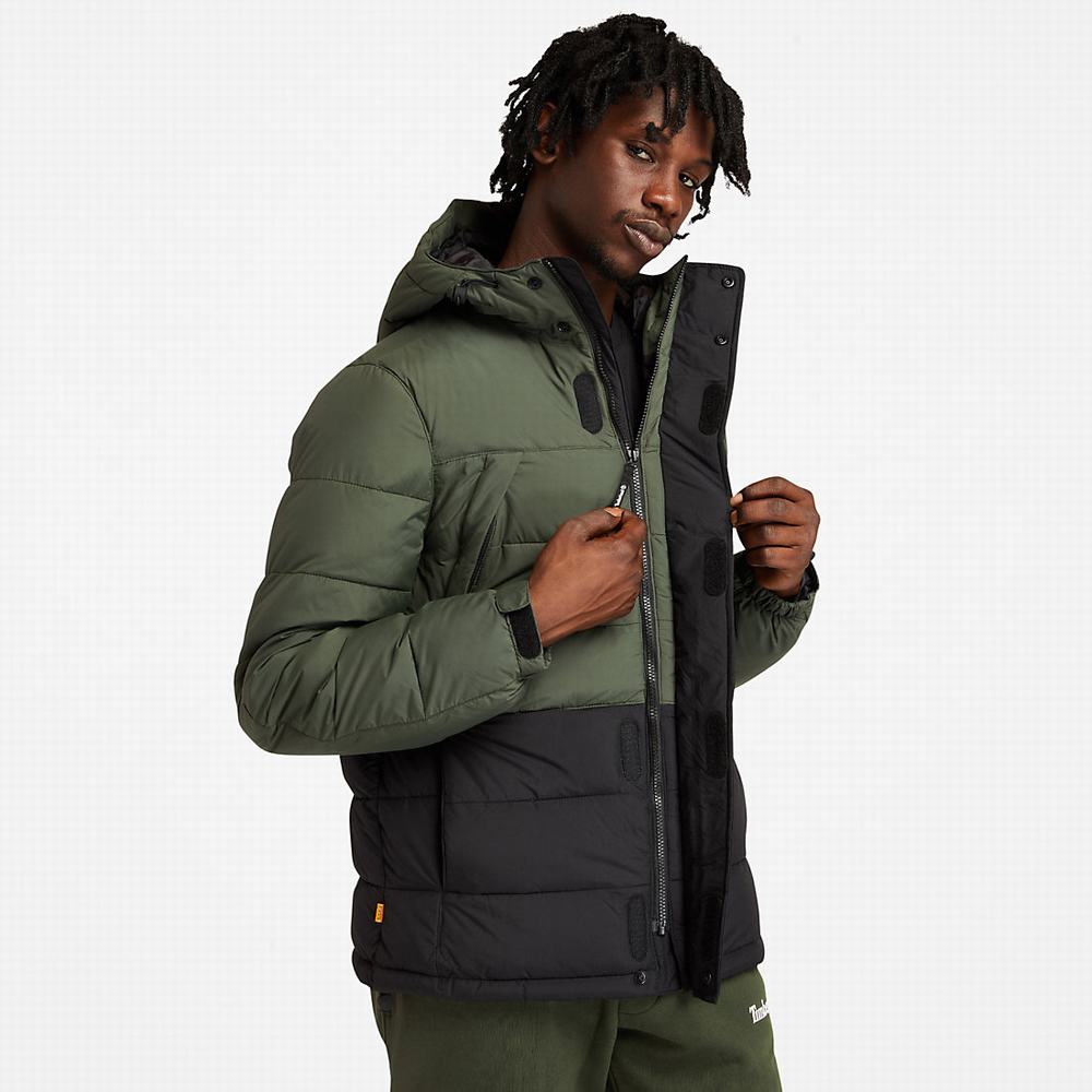 Pánské Bundy Timberland Outdoor Archive Puffer Zelene | TI79203-806