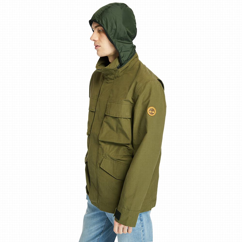 Pánské Bundy Timberland Outdoor Heritage Field Tmavě Zelene | TI02936-084