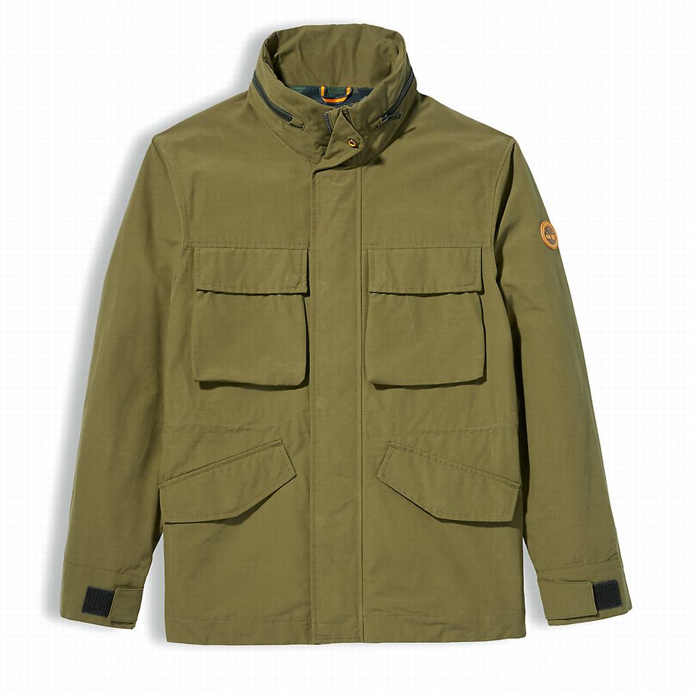 Pánské Bundy Timberland Outdoor Heritage Field Tmavě Zelene | TI02936-084