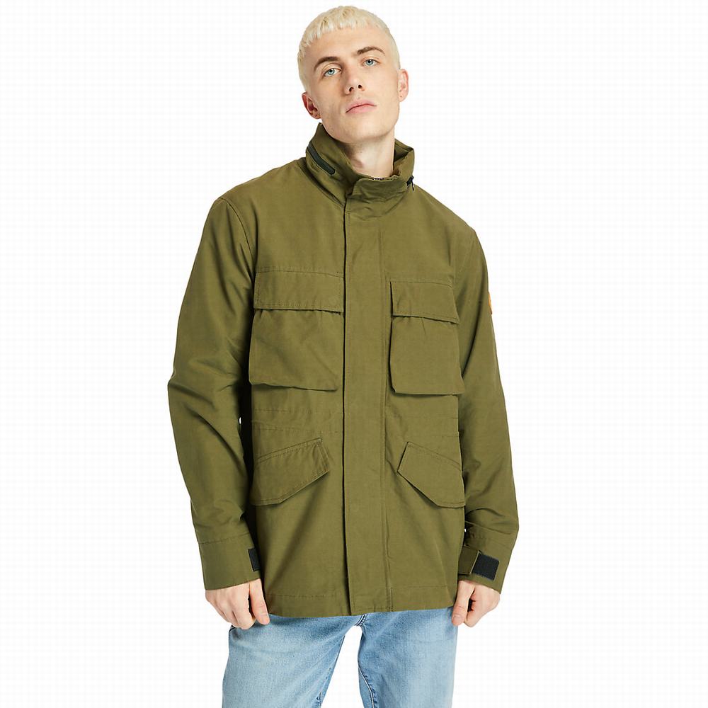 Pánské Bundy Timberland Outdoor Heritage Field Tmavě Zelene | TI02936-084