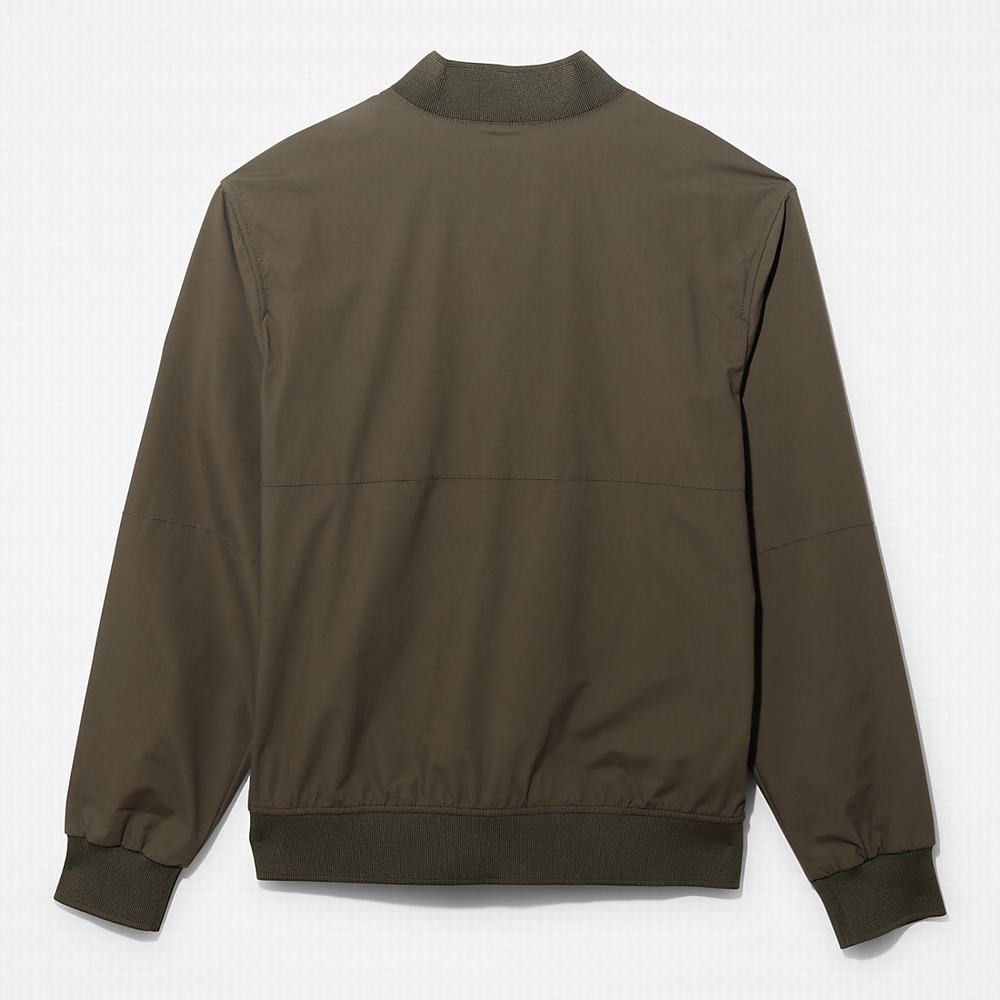 Pánské Bundy Timberland Outdoor Heritage Bomber Tmavě Zelene | TI24186-049