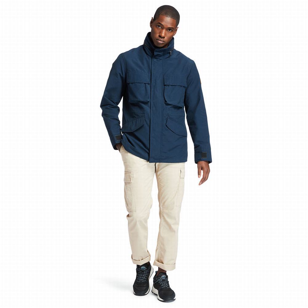 Pánské Bundy Timberland Outdoor Heritage Field Tmavě Blankyt | TI31409-162