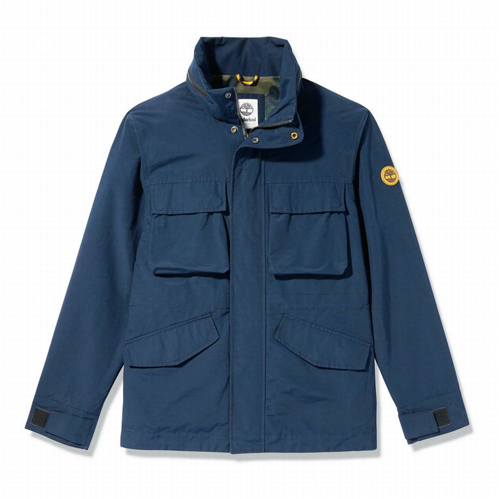 Pánské Bundy Timberland Outdoor Heritage Field Tmavě Blankyt | TI31409-162