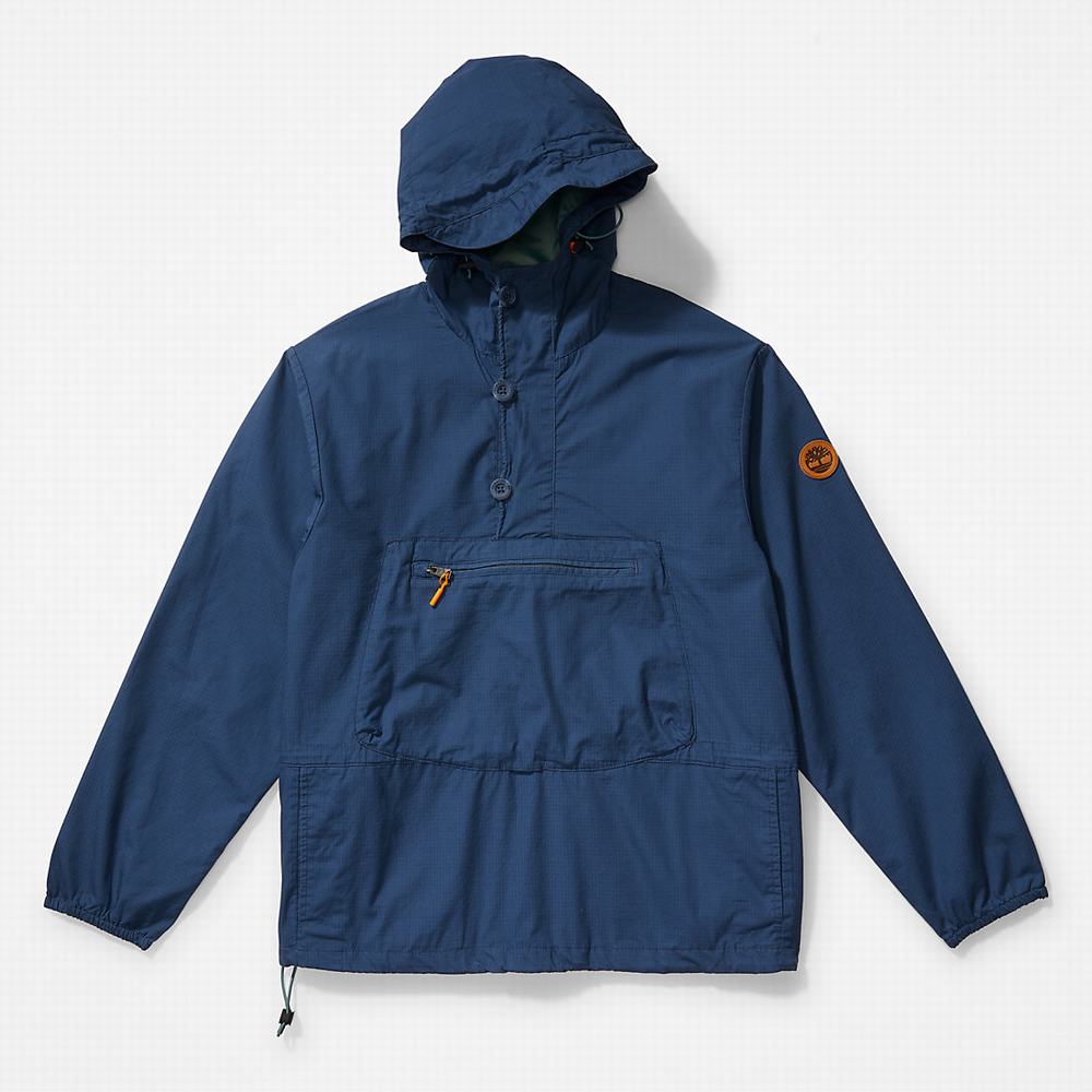 Pánské Bundy Timberland Outdoor Heritage EK+ Anorak Tmavě Blankyt | TI31596-630