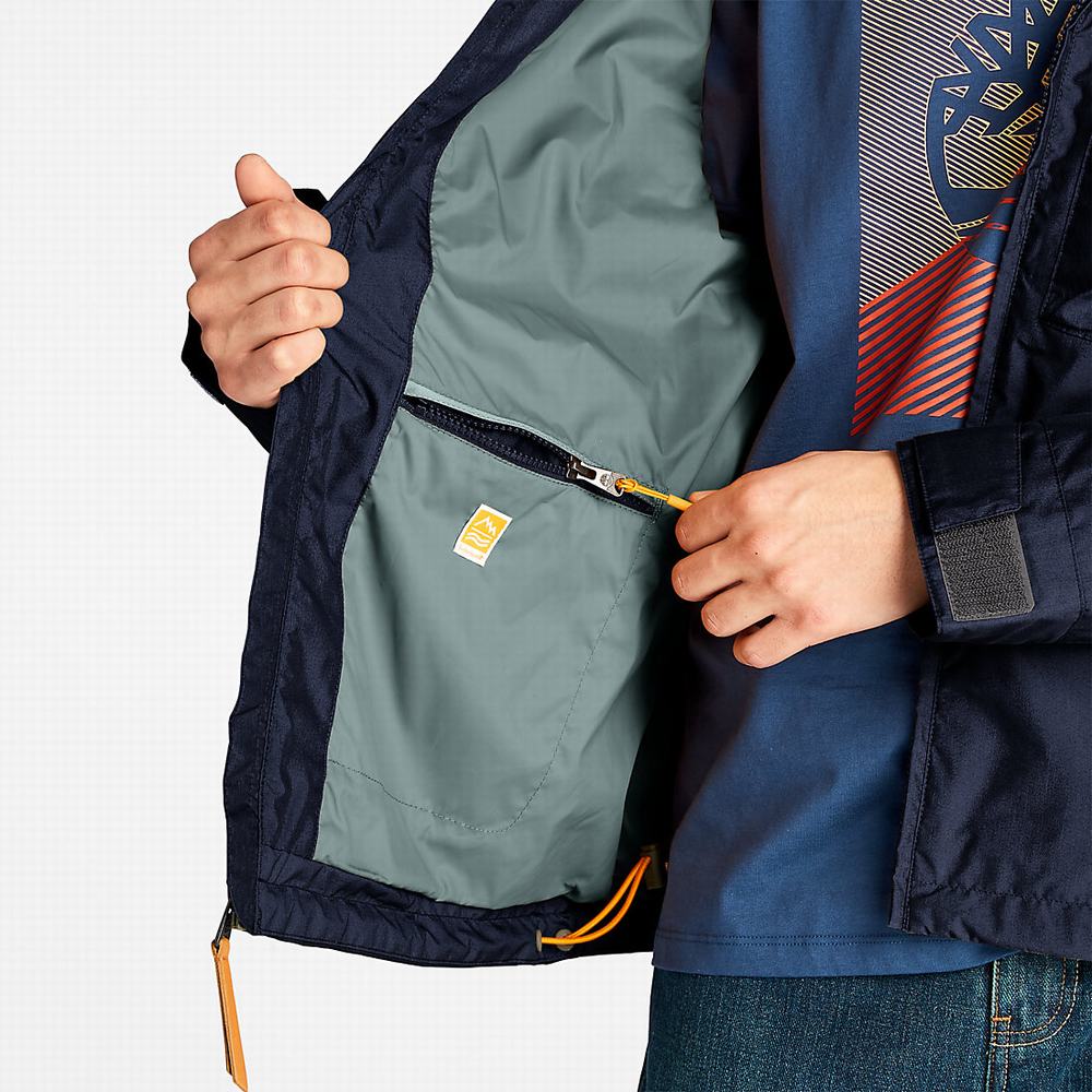 Pánské Bundy Timberland Outdoor Heritage S Kapucí Tmavě Blankyt | TI59817-810