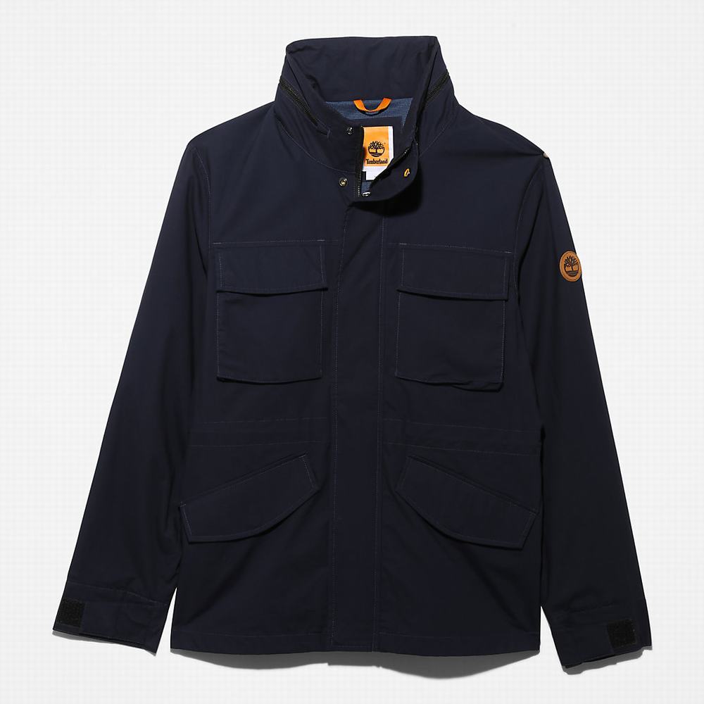 Pánské Bundy Timberland Outdoor Heritage Field Tmavě Blankyt | TI81974-692