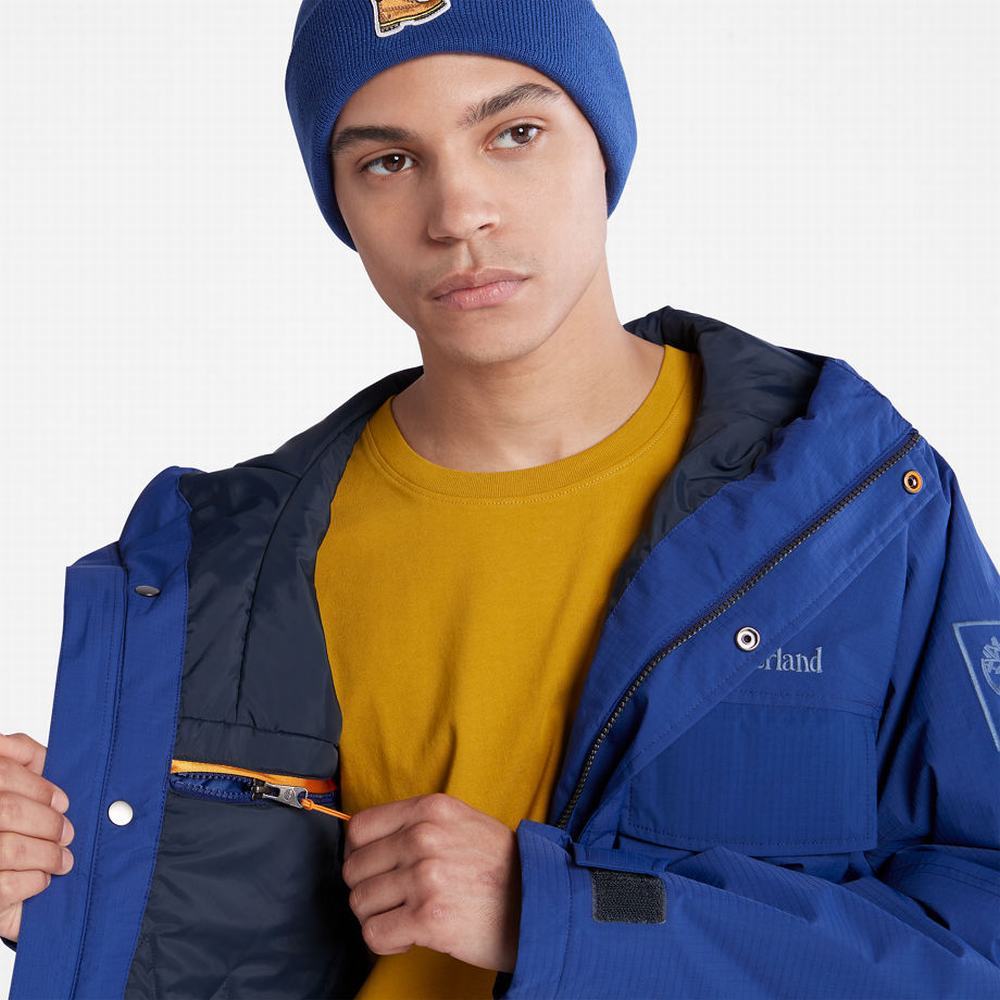 Pánské Bundy Timberland Outdoor Mountain Town Insulated Tmavě Blankyt | TI75691-512